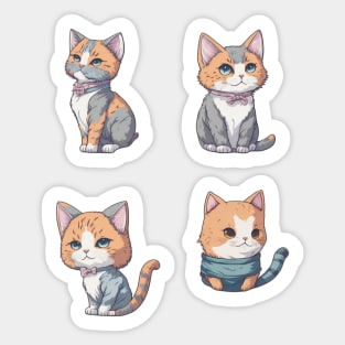 Cute Cats Sticker